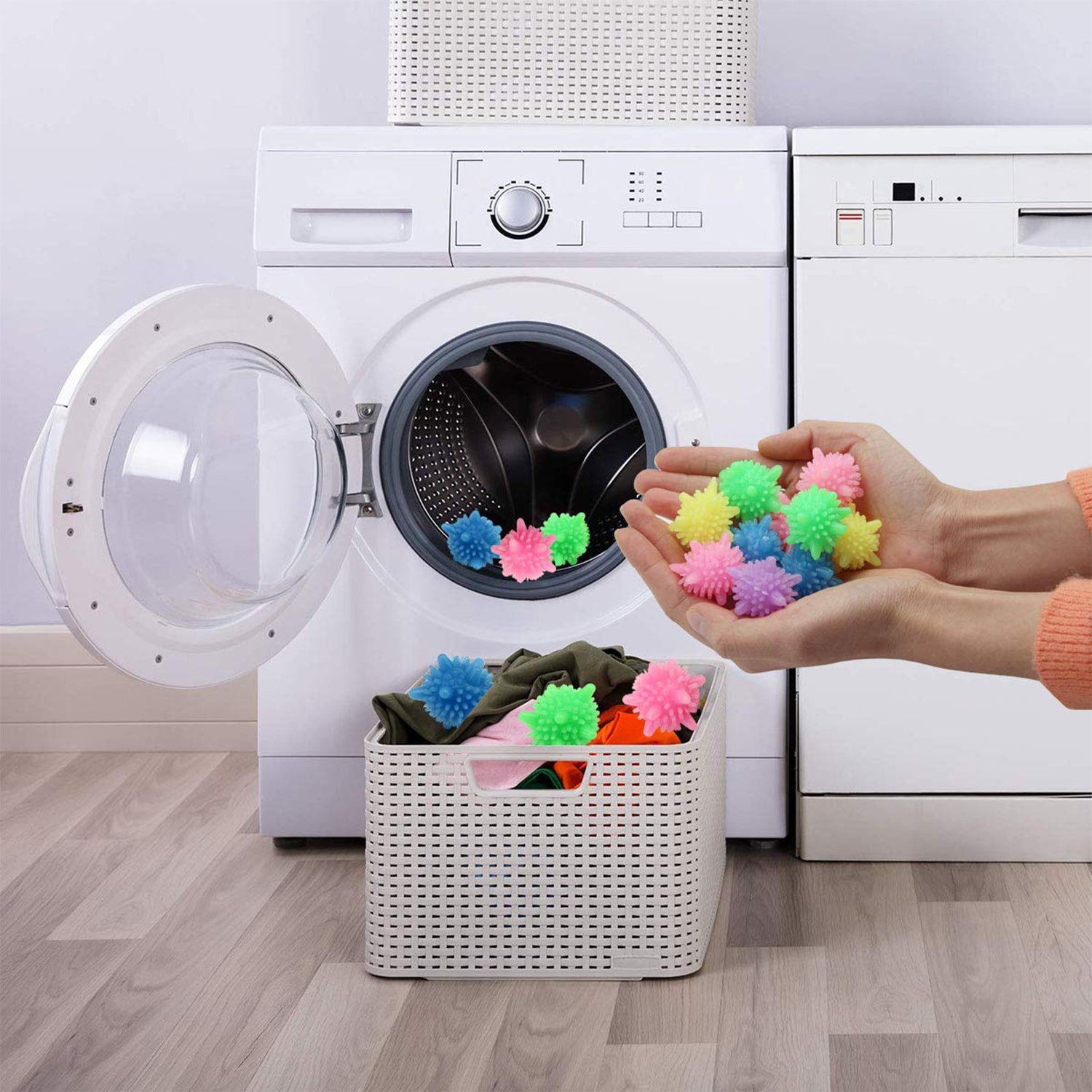 Reusable Laundry Washing Balls (mix Color / 50 Pcs Set) Reusable Laundry Washing Balls (mix Color / 50 Pcs Set)
